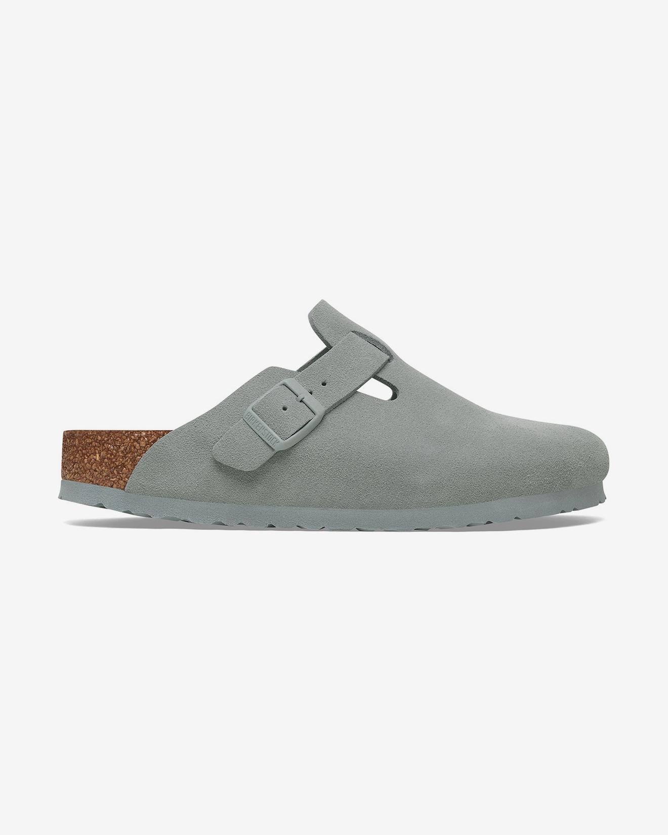 Chodaki Birkenstock Boston Suede Leather Narrow | Deporvillage
