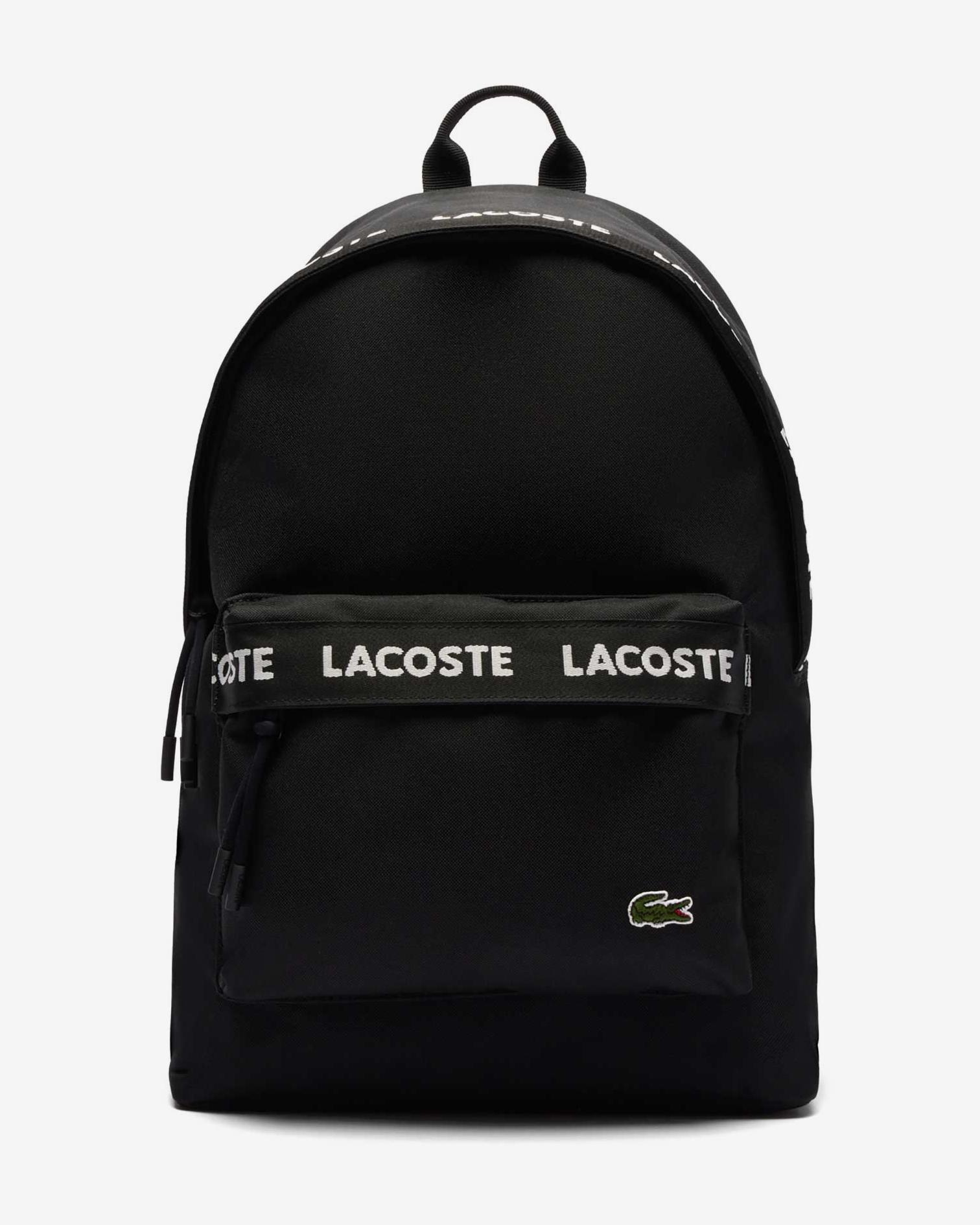 Lacoste ブラックバックパック Amazon.co.jp: [Lacoste] [ラコステ] リュック MEN'S CLASSIC