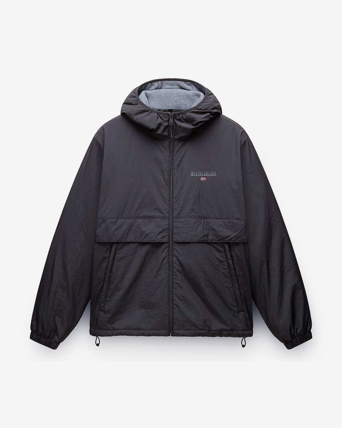 NAPAPIJRIナパピリマウンテンパーカー　ブラック墨黒グレーM NAP-NP0A4I1K-H98_001.jpg