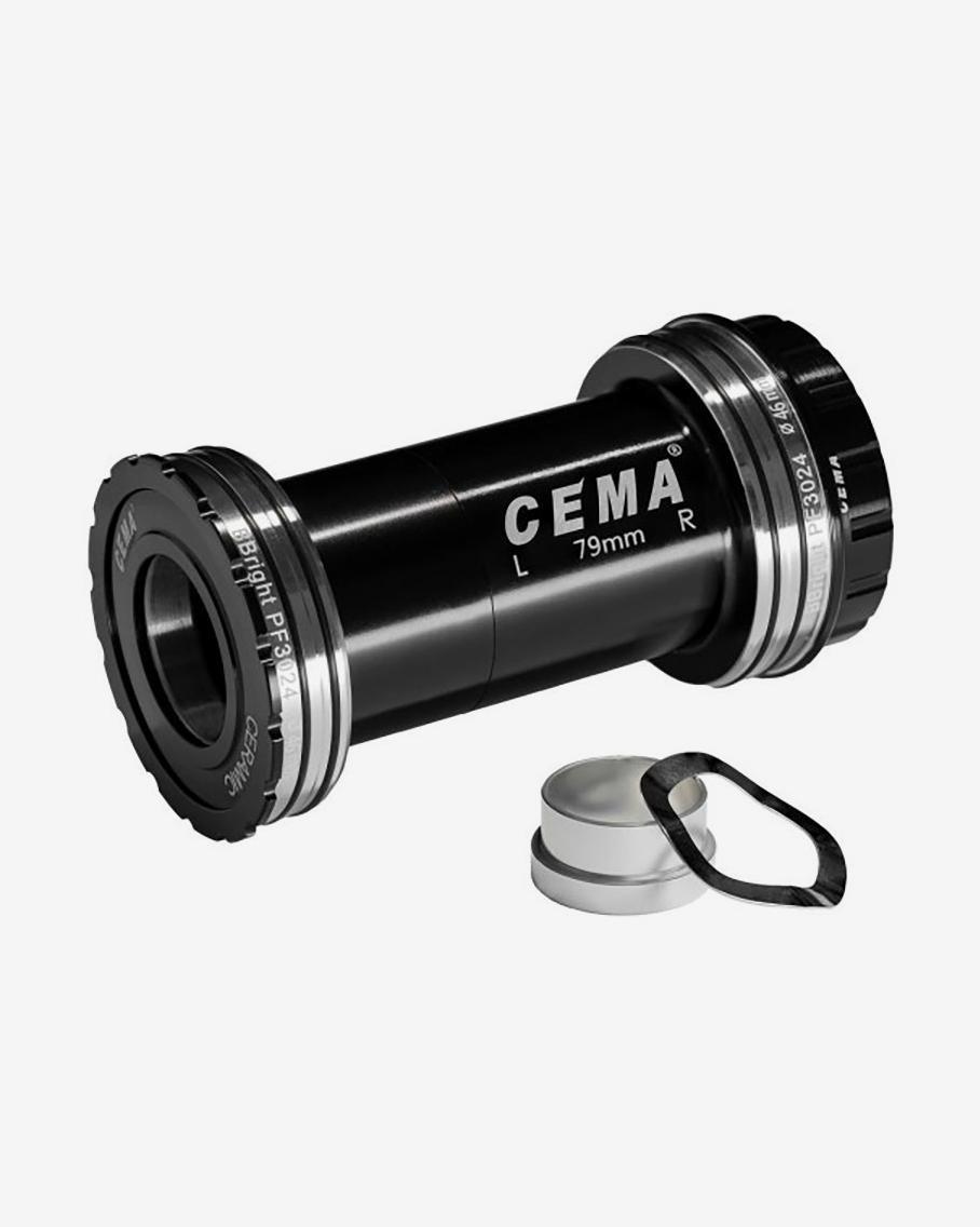 Cema BBright46 bottom bracket axle for SRAM GPX steel