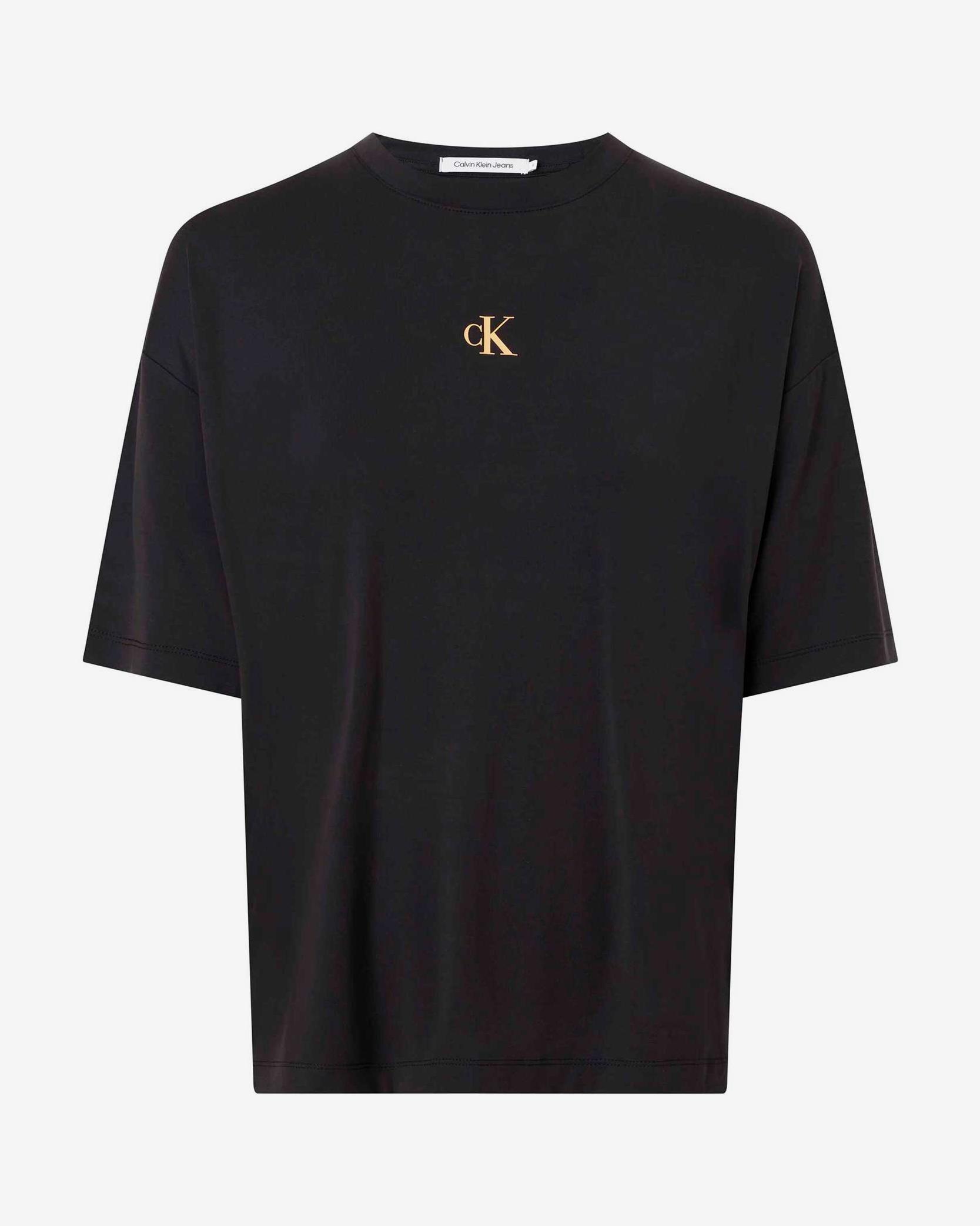 関税込み【  Jeans】bold ck backprint t-shirt Calvin Klein Jeans CK back print T-shirt in black | ASOS