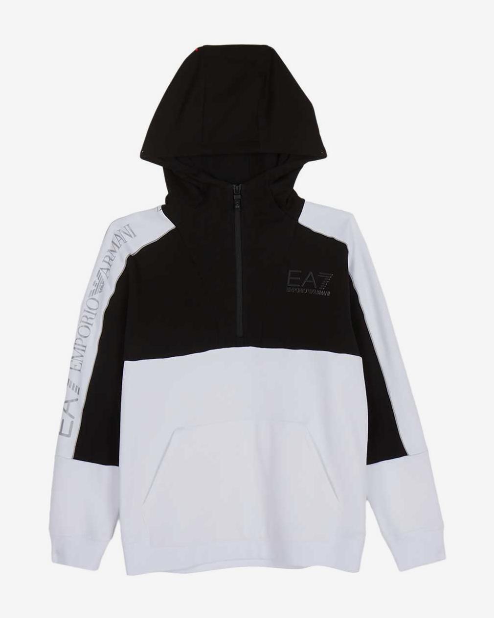 EA7 Emporio Armani Train Athletic Colour Block Logo Half Zip