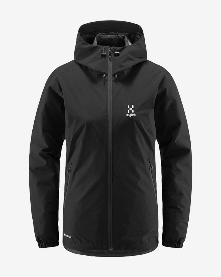 ジャケット・アウター juha EXTREME OVER HOODED COAT BLACK Haglöfs Eldstad 3-in-1 Mimic GORE-TEX Jacket Women