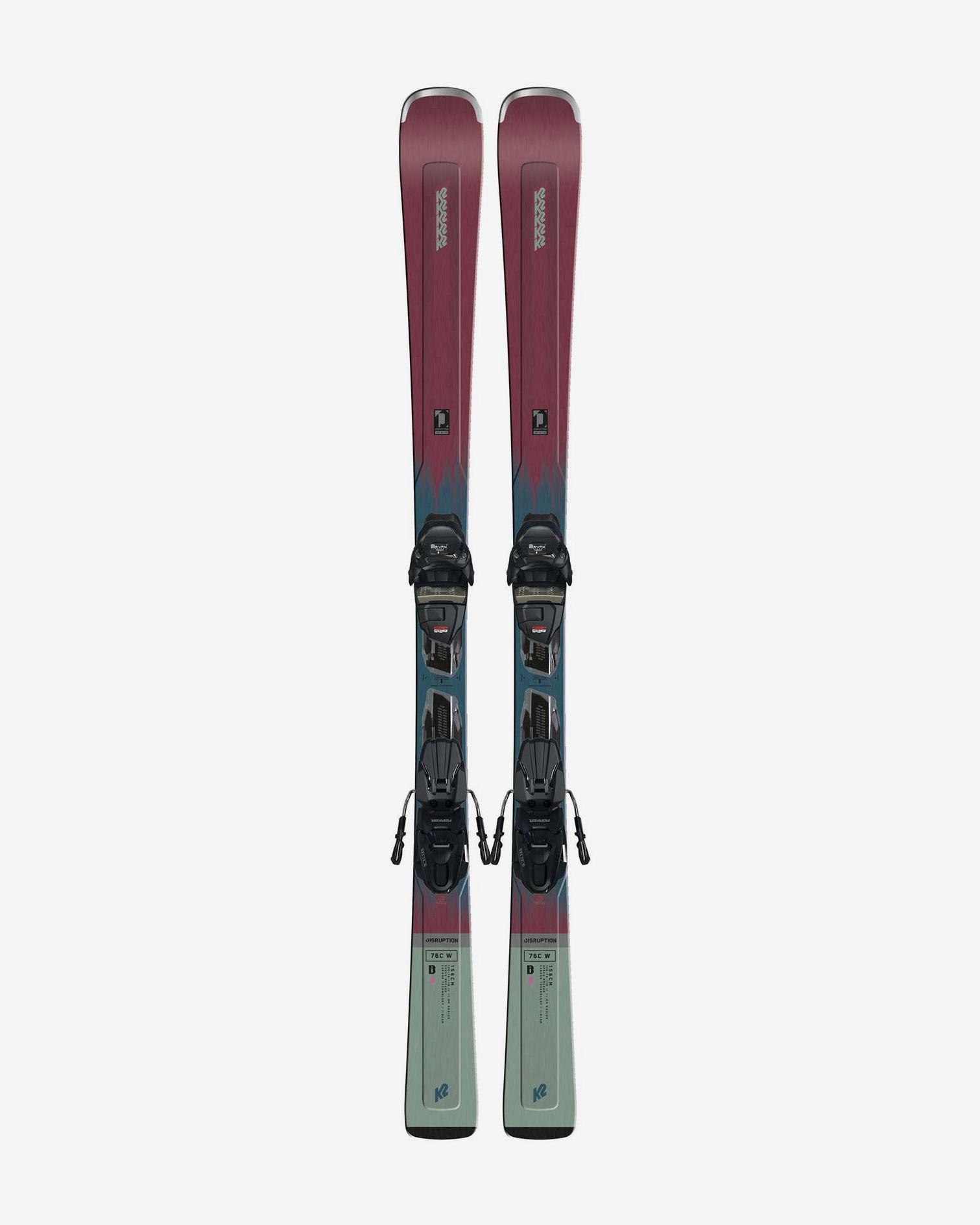 K2 Disruption 76 Skis + QuikClik Bindings – Dreamruns.com