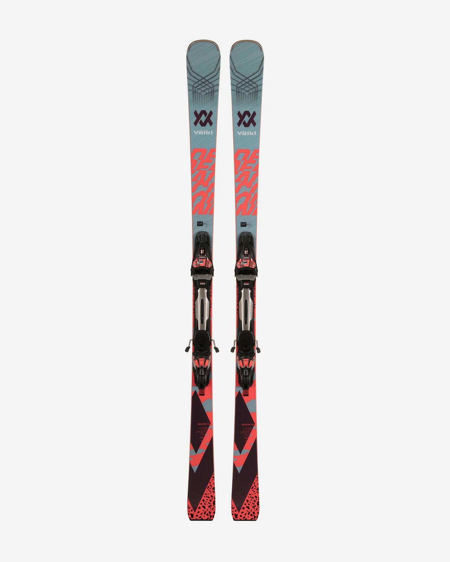 【美品】Volkl フォルクル DEACON ANTHRA 2022-2023 Völkl Deacon 72 Skis + rMotion3 12 GW Bindings | Deporvillage