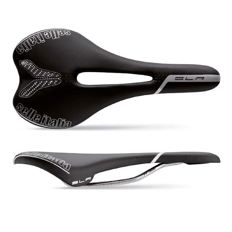 Selle Italia SLR Ti 316 schwarz o Titanium Rails Sattel Neu weiß Selle Italia SLR Ti 316 schwarz o Titanium Rails Sattel Neu weiß