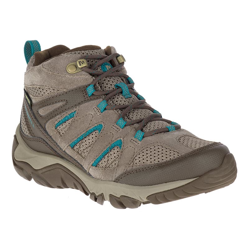 Femmes Merrell outmost Mid Vent Cheville Marche Bottes Femmes Merrell outmost Mid Vent Cheville Marche Bottes