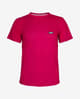 Camiseta 226ERS Color Block manga corta rosa oscuro