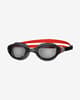 Gafas de natación Zoggs Phantom 2.0 con lentes transparentes negro rojo