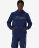 Sudadera con capucha ASICS Logo Sweat azul marino intenso
