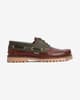Barbour Deck Boat Shoes brown khaki green