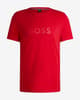 Camiseta BOSS Logo T-Shirt Contrast manga corta rojo