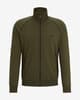 BOSS Basic Small Logo Full Zip Sweatshirt Dark Green