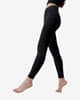 Born Living Yoga India long tights black sheer women's