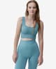 Born Living Yoga Yami Sport-BH blau