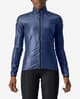 Chaqueta fina cortavientos Castelli Aria Shell azul brillante mujer