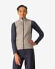 Chaleco cortavientos Castelli Unlimited Puffy beige claro negro mujer
