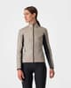 Castelli Unlimited 2 windbreaker jacket light beige black Women