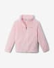 Forro polar Columbia Fire Side Sherpa Full Zip rosa claro infantil