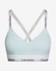 Sujetador Calvin Klein Light azul turquesa blanco