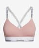 Sujetador Calvin Klein Light rosa blanco
