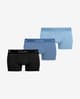 Bóxer Calvin Klein Icon Cotton Stretch negro puro azul (3 unidades)