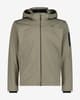 Chaqueta con capucha CMP Light Softshell verde caqui