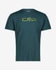CMP Logo Round Neck T-shirt dark blue green