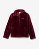 Forro polar Columbia Fire Side Sherpa Full Zip rojo vino infantil