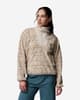 Forro polar Columbia Sequoia Grove Printed Half Zip beige mujer