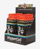 Gel energético Crown Sport Nutrition HyperGel 45 sabor morango com cafeína 75 g (10 unidades)