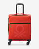 Maleta Delsey Paris x Benetton Color Block Expandible 43L naranja rojizo