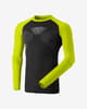 Camiseta Dynafit Speed Dryarn manga larga negro amarillo