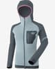 Chaqueta con capucha Dynafit Radical Polartec gris azul pastel mujer