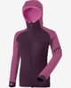 Chaqueta con capucha Dynafit Radical Polartec negro lila rosáceo mujer