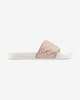 Chanclas EA7 Water Sports All Over Monogram blanco rosa