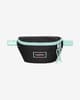Riñonera Eastpak Springer 2L negro puro verde claro