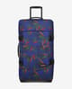 Trolley Eastpak Double Tranverz M 78L azul elétrico verde vermelho