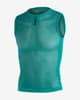 Camiseta interior Finisseur Mesh sin mangas turquesa