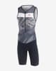 Finisseur Pro Ilusion Sleeveless Trisuit Light Grey Black
