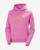 Sudadera con capucha Helly Hansen Core Graphic rosa chicle mujer