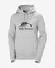 Sudadera con capucha Helly Hansen Nord Graphic gris pálido mujer