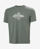 Helly Hansen Skog Graphic Short Sleeve T-shirt Olive Green