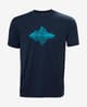 Helly Hansen Skog Graphic Short Sleeve T-shirt Ocean Blue