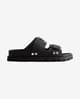 Hunter Vegan Synthetic Logo sandaler sort