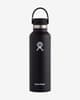 Bidón Hydro Flask 21 oz Standard Mouth con tapa Standard Flex Cap negro
