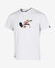 Camiseta Joma Looney Tunes manga corta blanco intenso rojo infantil