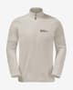 Jack Wolfskin Taunus Half Zip Fleece white
