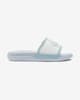 Zapatillas Lacoste Serve Slides Dual azul claro blanco mujer