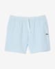 Lacoste Mid Length Striped Textured Swimsuit Light Blue